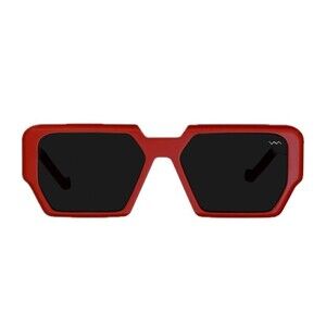 Vava Wl0065 White Label Squared Red Bio-Acetate Sunglasses - NWT